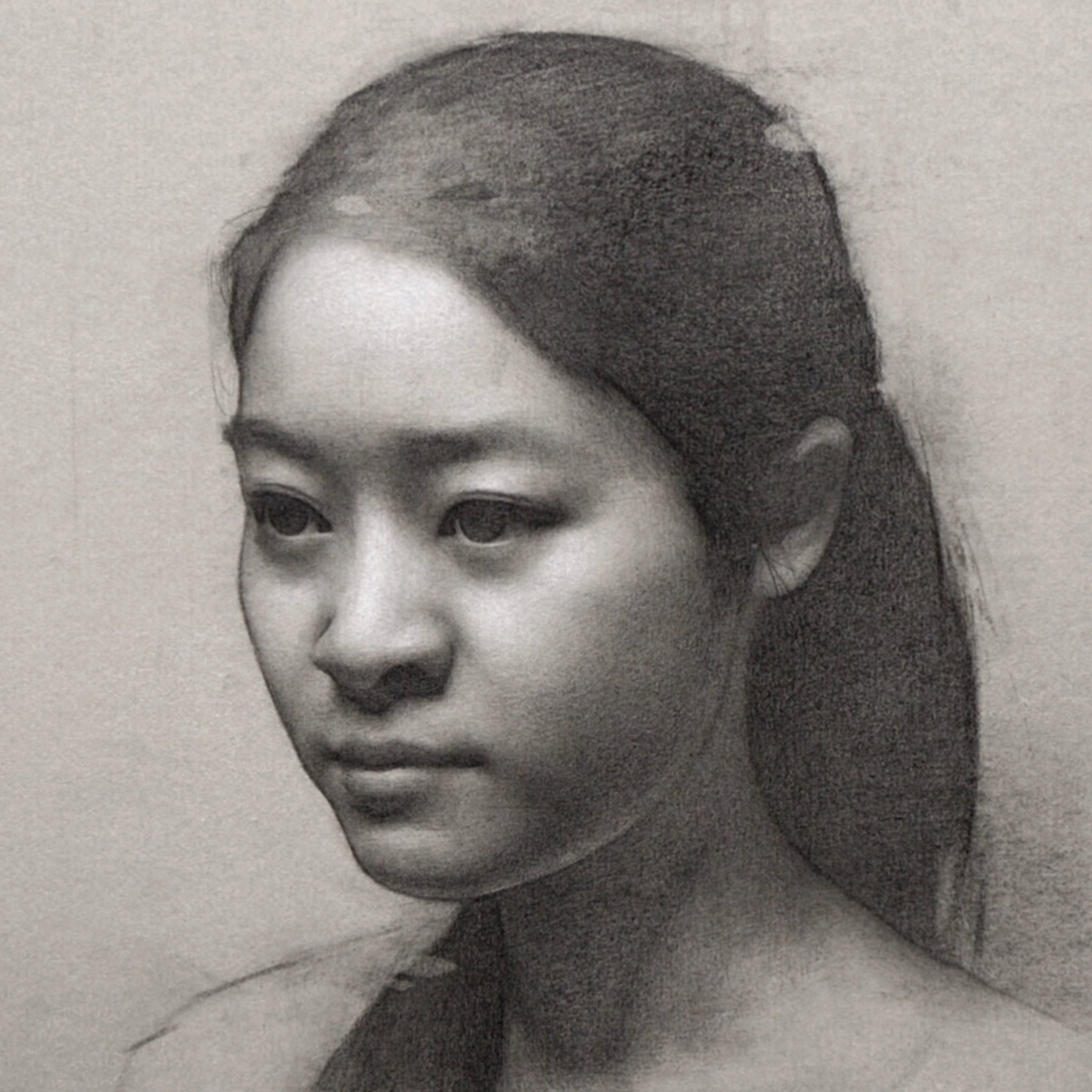 Charcoal Drawing Tutorial on Gray Paper 