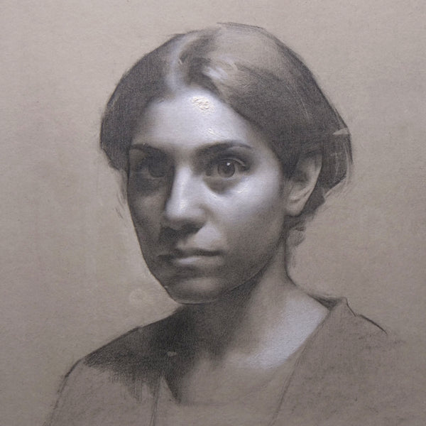Graphite, Chalk & Tempera 2