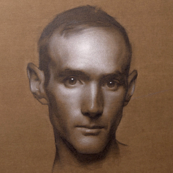 Graphite & White Chalk On Toned Paper