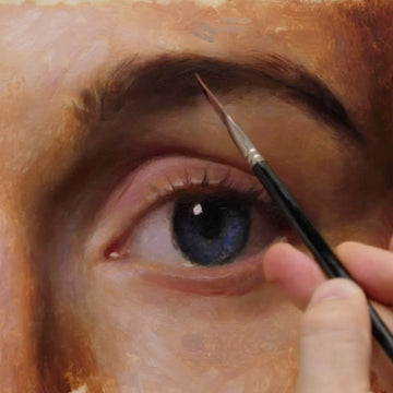 Painting The Eye In Oil